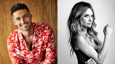 Country musicians Michael Ray and Carly Pearce.
