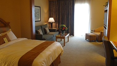 Inn at Charles Town balcony suite one bed